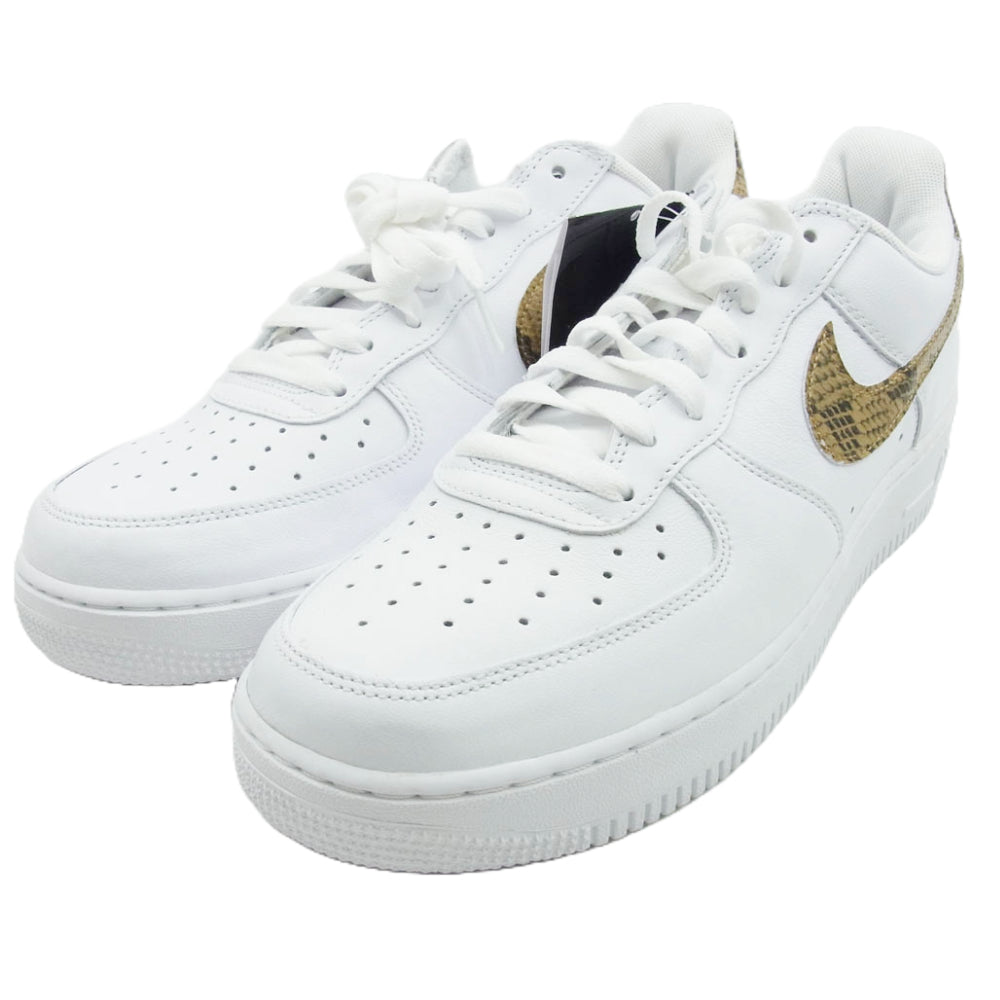 NIKE ナイキ A01635-100 Air Force 1 Low Retro PRM QS Ivory Snake エアフォース1 ロー レトロ PRM QS アイボリースネーク スニーカー ホワイト系 28.5cm【極上美品】【中古】