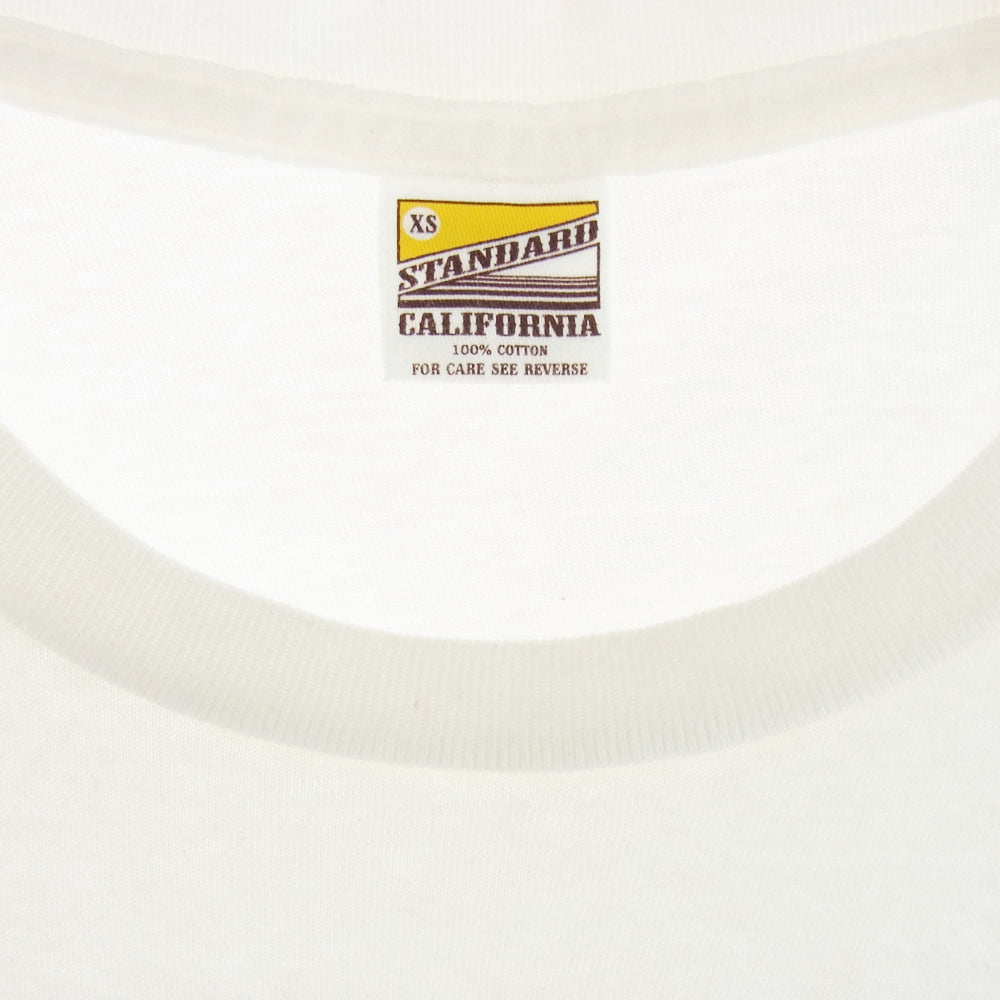 STANDARD CALIFORNIA スタンダードカリフォルニア SD 8th Anniversary ICE CREAM-T shirts NICE DREAM 8 ICE CREAMS プリント Tシャツ ホワイト系 XS【中古】