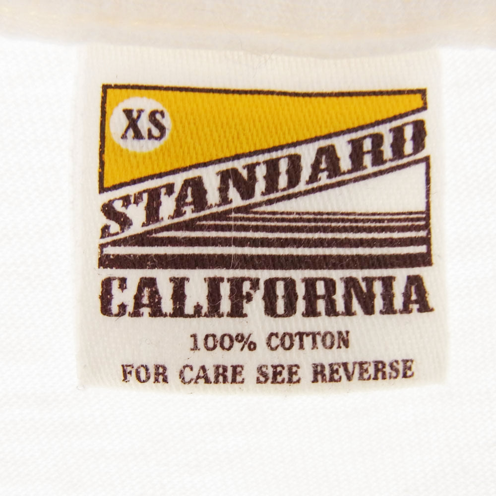 STANDARD CALIFORNIA スタンダードカリフォルニア SD 8th Anniversary ICE CREAM-T shirts NICE DREAM 8 ICE CREAMS プリント Tシャツ ホワイト系 XS【中古】