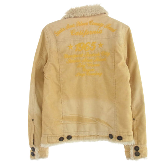 STANDARD CALIFORNIA スタンダードカリフォルニア 290333 コーデュロイ ボア ジャケット ベージュ系 1【中古】