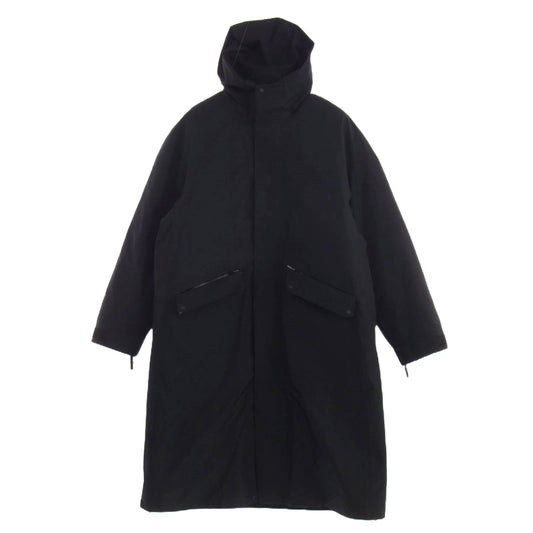 MONCLER モンクレール G209K1C00004 × HYKE ハイク LANGUARD ランガード Wネーム ダウンコート ダウンジャケット ブラック系 2【中古】