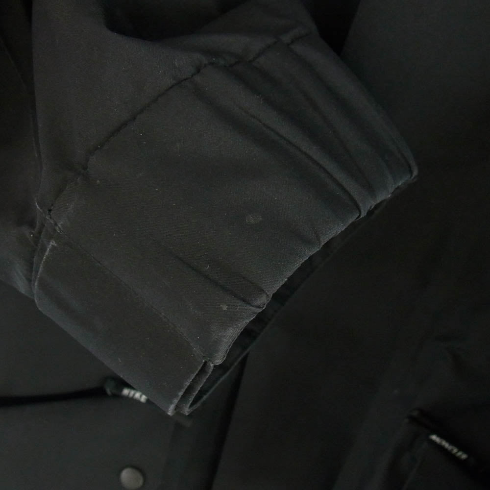 MONCLER モンクレール G209K1C00004 × HYKE ハイク LANGUARD ランガード Wネーム ダウンコート ダウンジャケット ブラック系 2【中古】