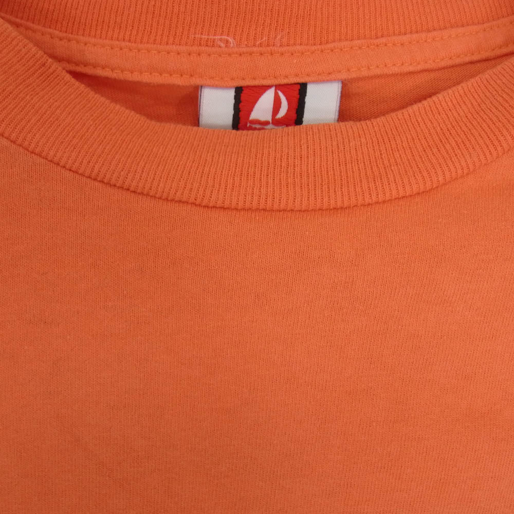 スケアクロウ PRINT TEE LS プリント 長袖 Tシャツ カットソー オレンジ系 M【中古】