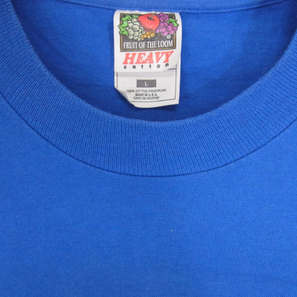 スケアクロウ PRINT TEE LS プリント 長袖 Tシャツ カットソー ブルー系 L【中古】