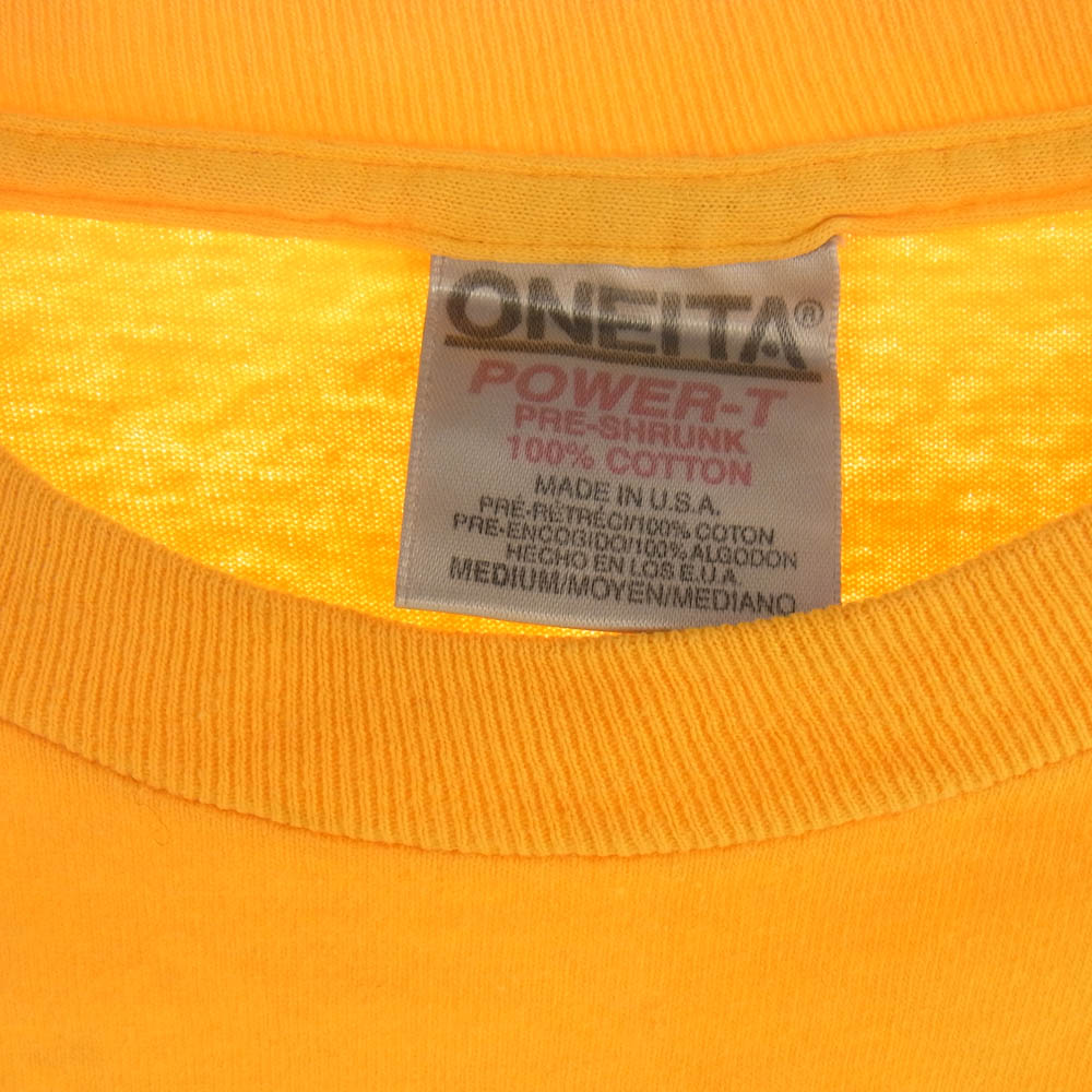LANGLITZ LEATHERS ラングリッツレザーズ PRINT TEE SS プリント 半袖 Tシャツ イエロー系 イエロー系 M【中古】