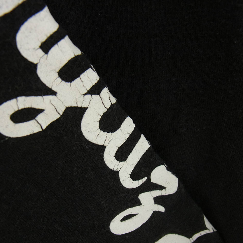 LANGLITZ LEATHERS ラングリッツレザーズ PRINT TEE LS プリント 長袖 Tシャツ 黒系 ブラック系 L【中古】