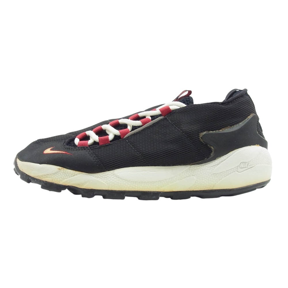 NIKE ナイキ 104053-011 【観賞用】AIR FOOTSCAPE　エア フットスケープ ブラック/レッド スニーカー ブラック系 ホワイト系 27cm【中古】