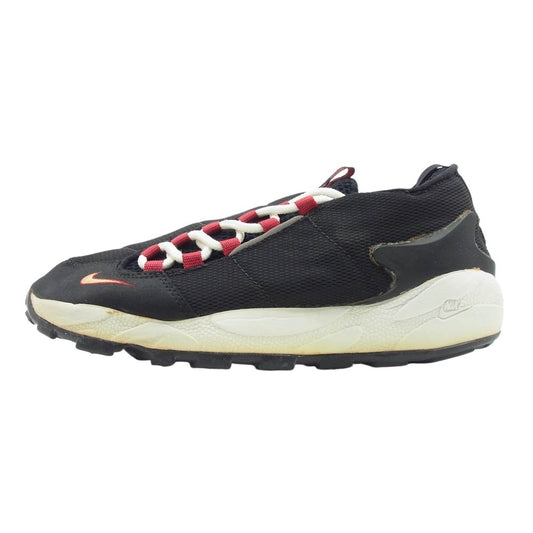 NIKE ナイキ 104053-011 【観賞用】AIR FOOTSCAPE　エア フットスケープ ブラック/レッド スニーカー ブラック系 ホワイト系 27cm【中古】