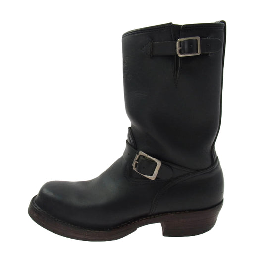 WESCO ウエスコ 旧ロゴ 94年製 スケアクロウ別注 PT91 THE BOSS STEEL TOE ボス スチールトゥ エンジニア ブーツ ブラック系 US9.5D【中古】