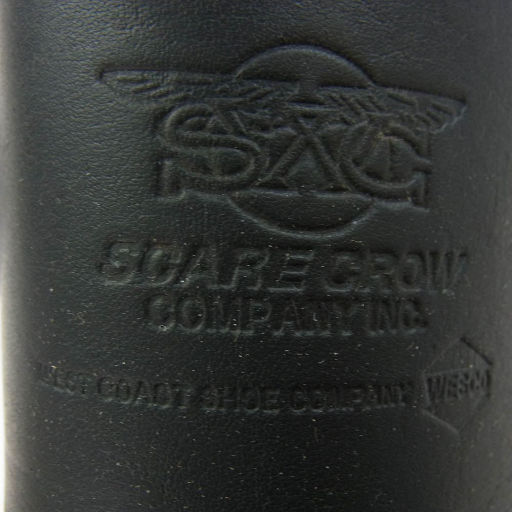 WESCO ウエスコ 旧ロゴ 94年製 スケアクロウ別注 PT91 THE BOSS STEEL TOE ボス スチールトゥ エンジニア ブーツ ブラック系 US9.5D【中古】