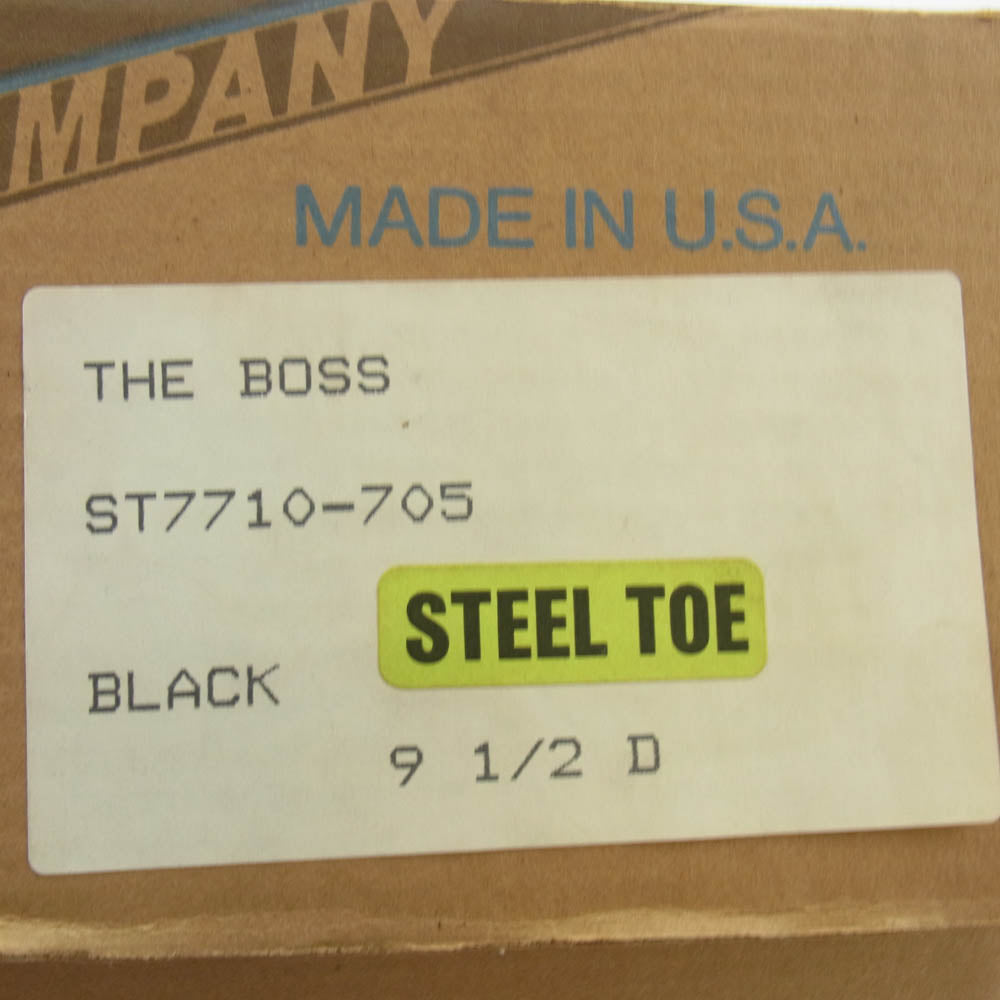 WESCO ウエスコ 旧ロゴ 94年製 スケアクロウ別注 PT91 THE BOSS STEEL TOE ボス スチールトゥ エンジニア ブーツ ブラック系 US9.5D【中古】