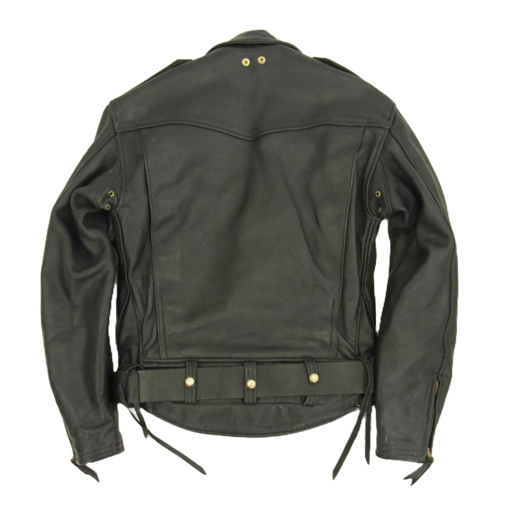 LANGLITZ LEATHERS ラングリッツレザーズ COLUMBIA CUSTOM カスタム 10ポケット コロンビア エポレット ヘビーウエイトレザー ヘビータイタンクロス ジャケット ブラック系【中古】