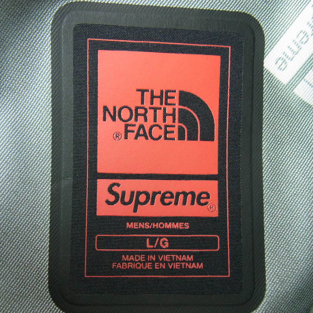 Supreme シュプリーム 24SS NP02401I × The North Face ノースフェイス Split Taped Seam Shell Jacket スプリット テープド シーム シェル ジャケット ブラック系 L【中古】