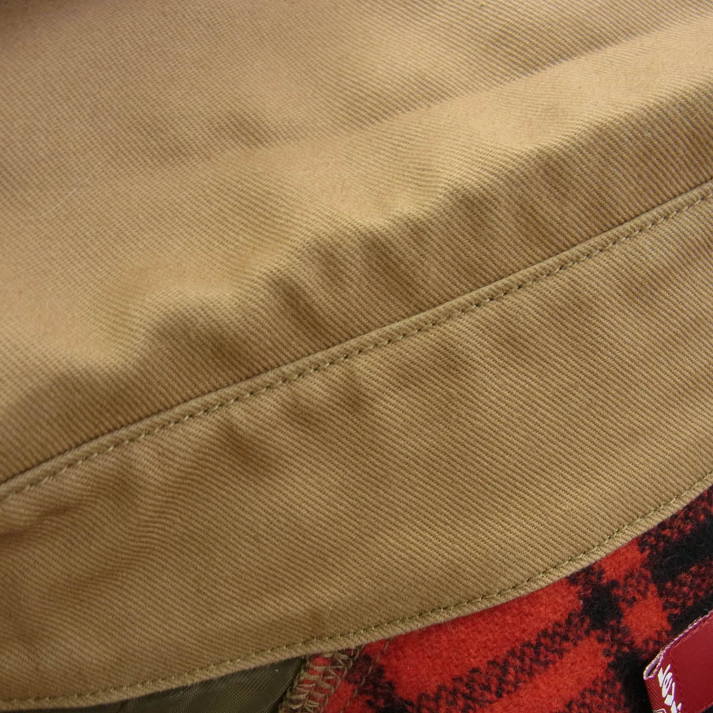 JUNYA WATANABE COMME des GARCONS MAN ジュンヤワタナベコムデギャルソンマン 22AW WJ-C902 LEVIS リーバイス Ｗネーム AD2022 デニム切替 再構築 トレンチコート ブラウン系 M【中古】