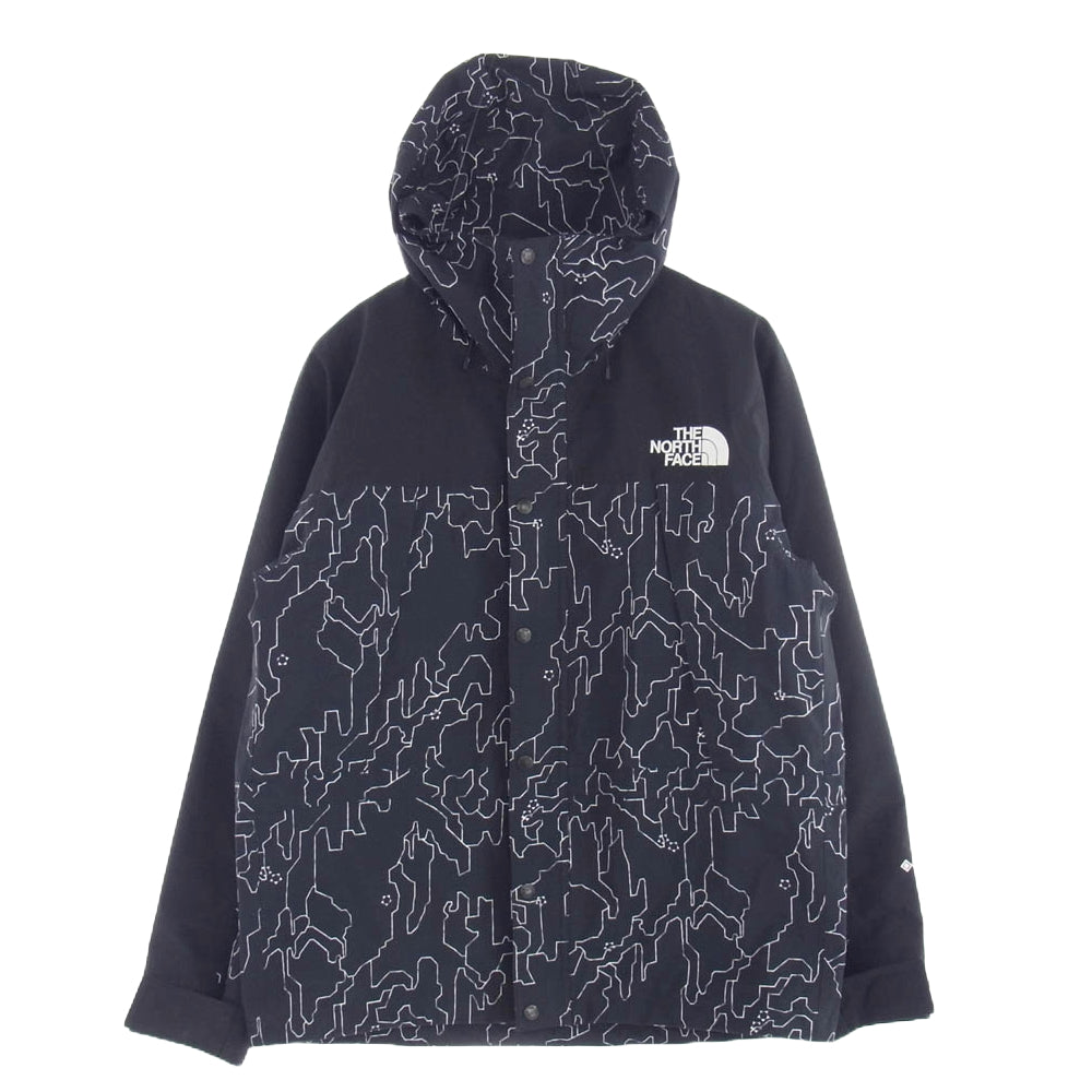 THE NORTH FACE ノースフェイス NP62451 Novelty Mountain Light Jacket ノベルティ マウンテン ライト ジャケット ブラックツリーバーク Mサイズ ネイビー系 M【中古】