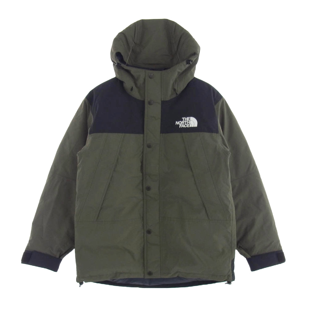 THE NORTH FACE ノースフェイス ND92454 Mountain Down Jacket マウンテン ダウン ジャケット カーキ系 M【中古】