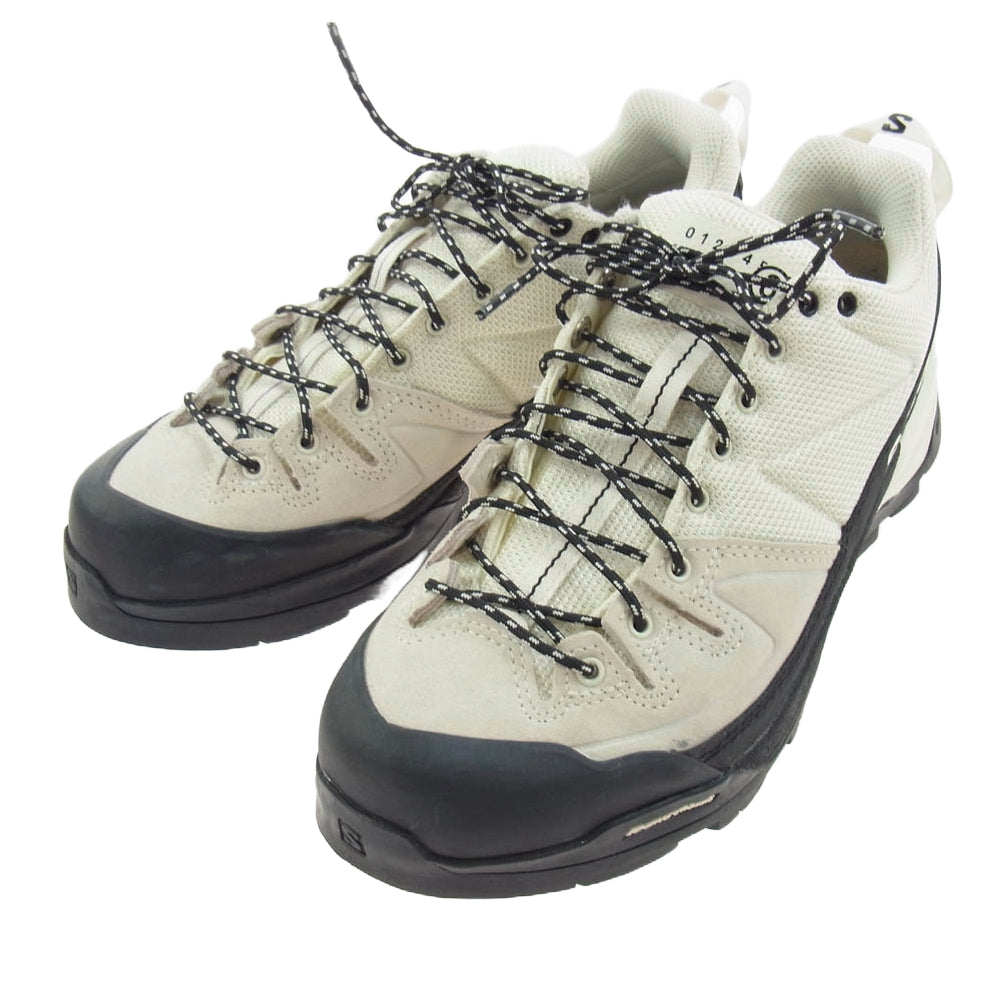 MAISON MARGIELA メゾンマルジェラ MM6 エムエムシックス SALOMON サロモン 475362 X-ALP Vanilla Ice Black Almond Milk ローカット スニーカー ホワイト系 24.5cm【中古】
