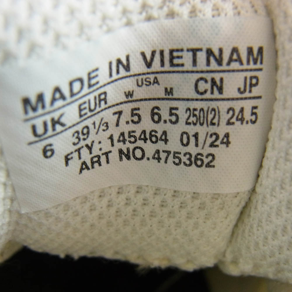 MAISON MARGIELA メゾンマルジェラ MM6 エムエムシックス SALOMON サロモン 475362 X-ALP Vanilla Ice Black Almond Milk ローカット スニーカー ホワイト系 24.5cm【中古】