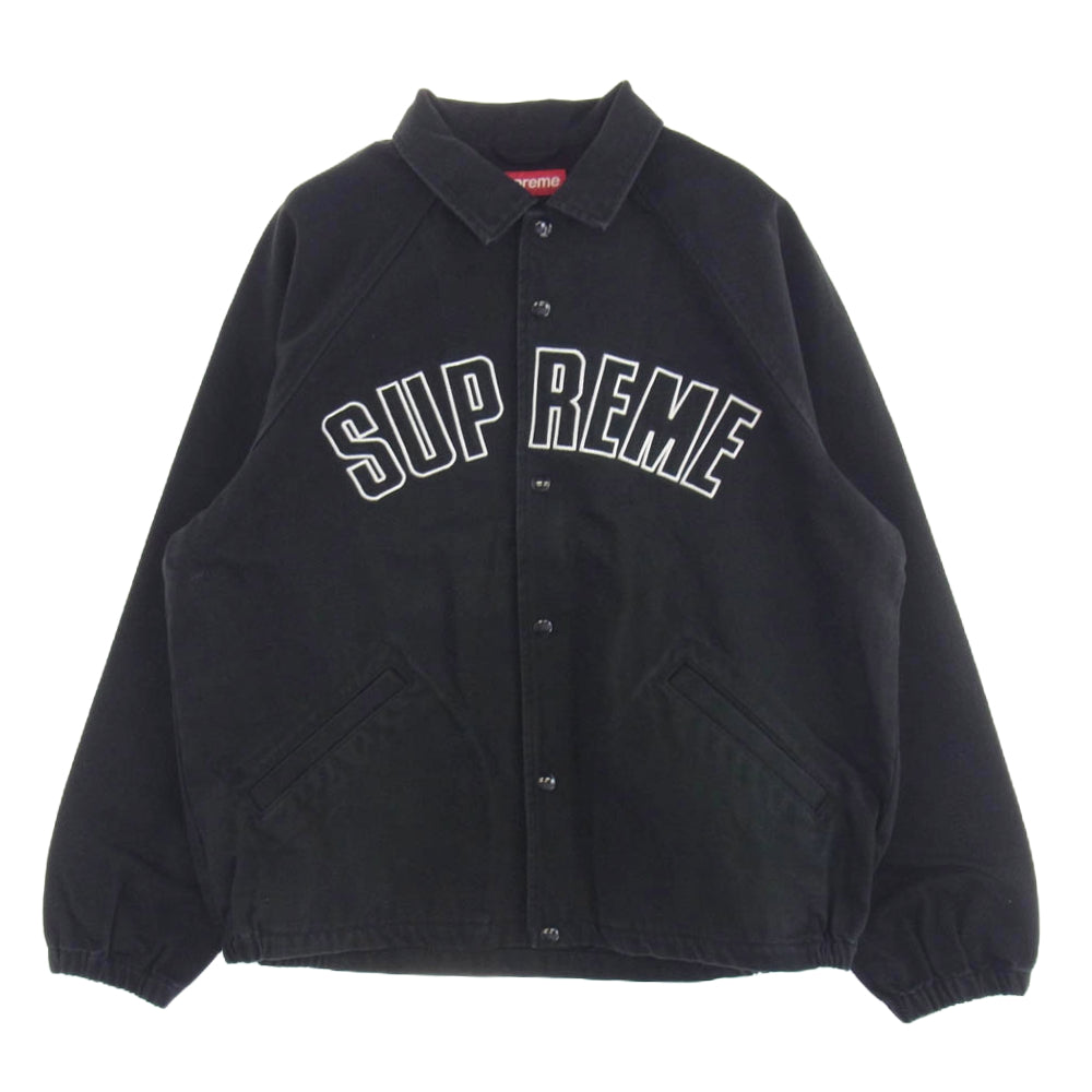 Supreme シュプリーム 24SS ARC Denim Coaches Jacket アーチロゴ デニム コーチジャケット ブラック系 M【中古】