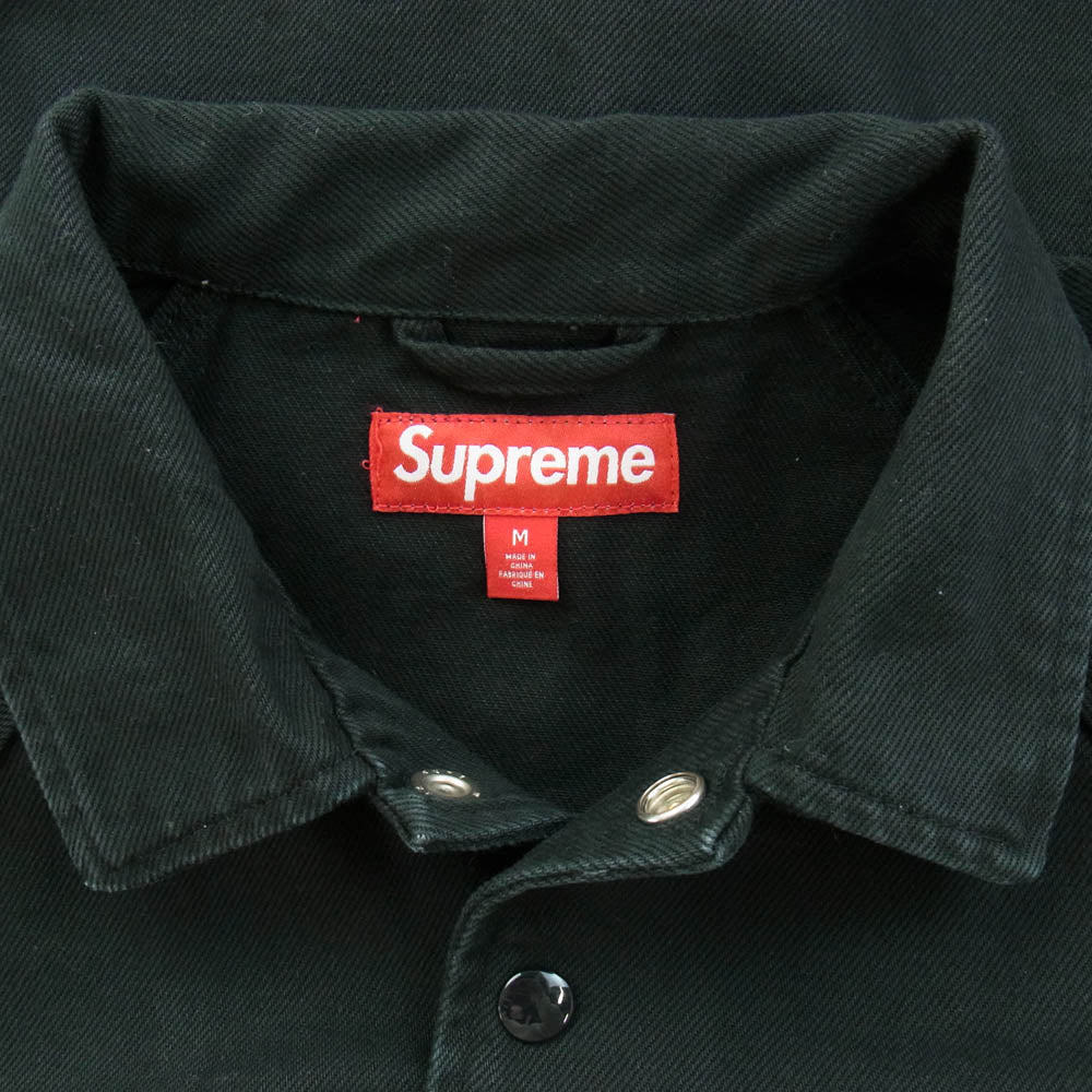 Supreme シュプリーム 24SS ARC Denim Coaches Jacket アーチロゴ デニム コーチジャケット ブラック系 M【中古】