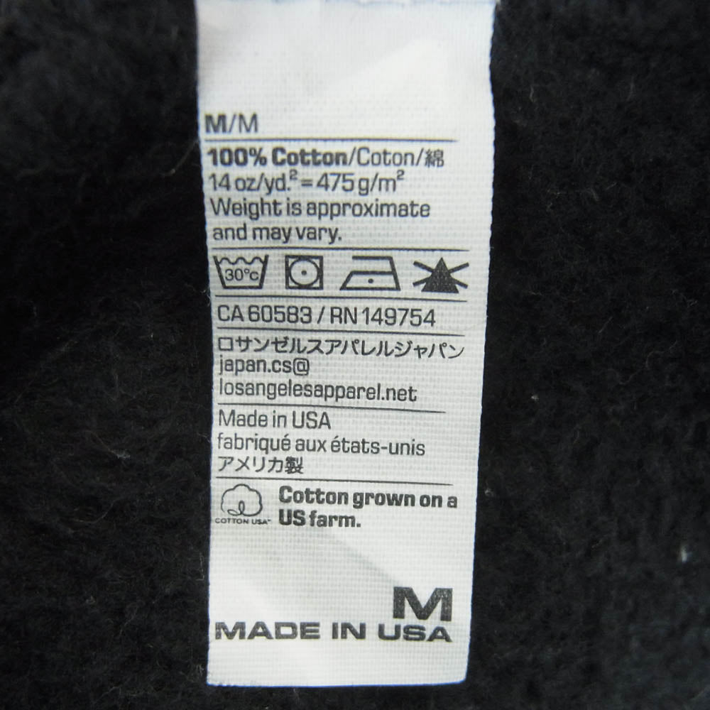 ロサンゼルスアパレル 14OZ スウェット パンツ コットン アメリカ製 ブラック系 M【中古】