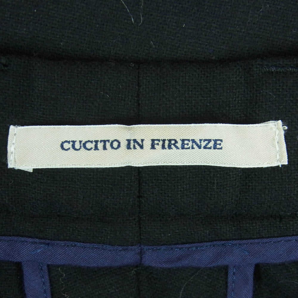 ジャブスアルキヴィオ A7072U ウール スラックス パンツ イタリア製 ブラック系 50【中古】