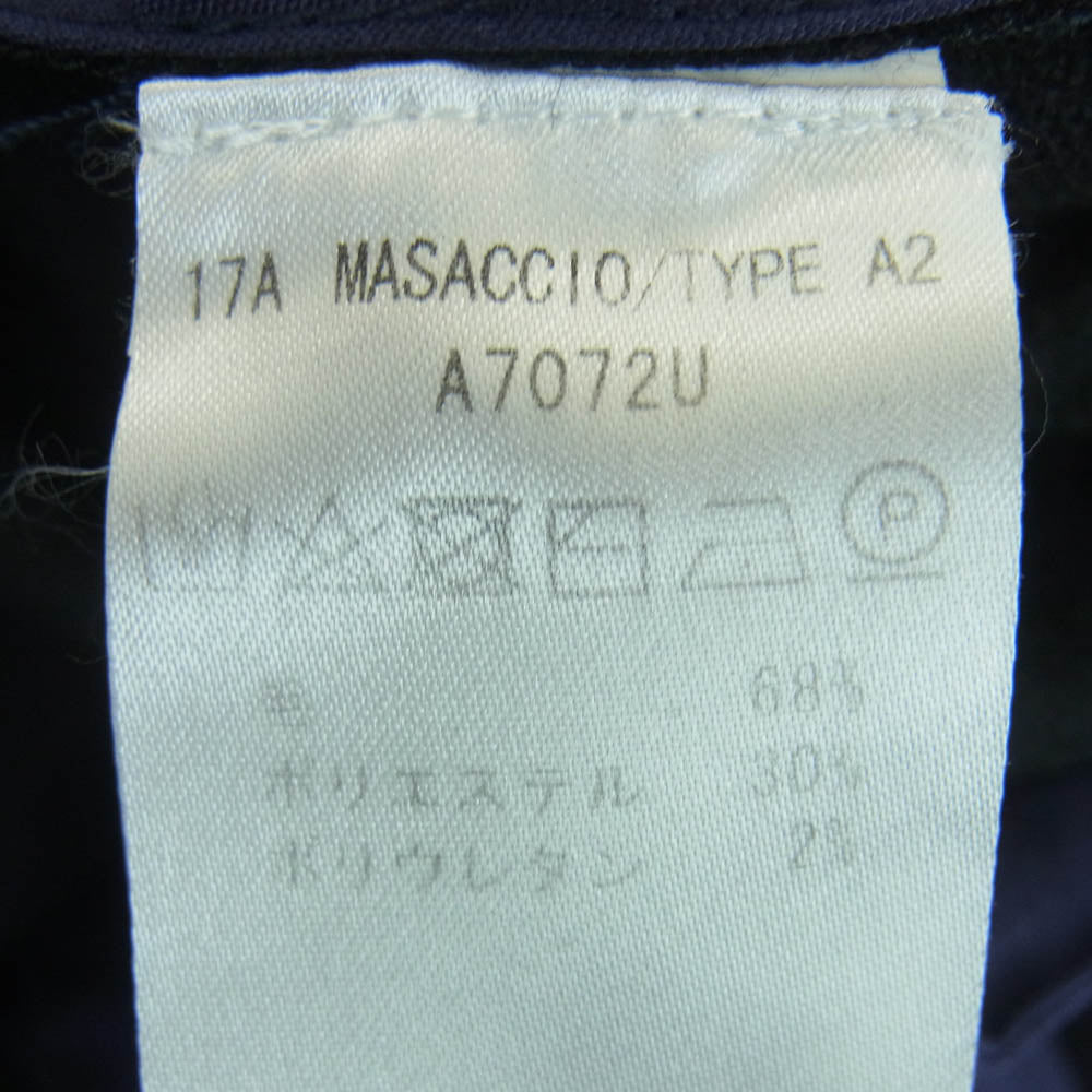 ジャブスアルキヴィオ A7072U ウール スラックス パンツ イタリア製 ブラック系 50【中古】