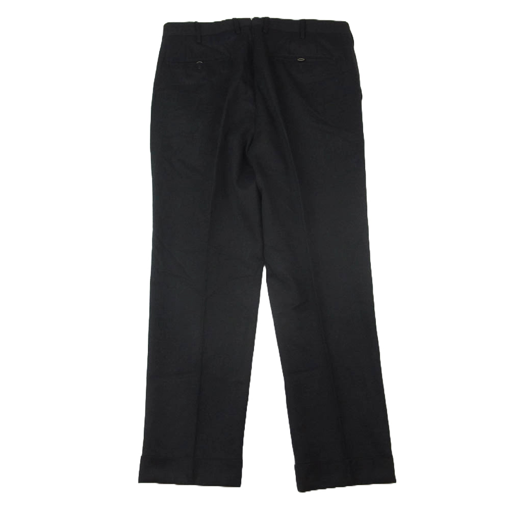 ピーティートリノ ウール ダブル スラックス パンツ ダークブラウン系 50【中古】