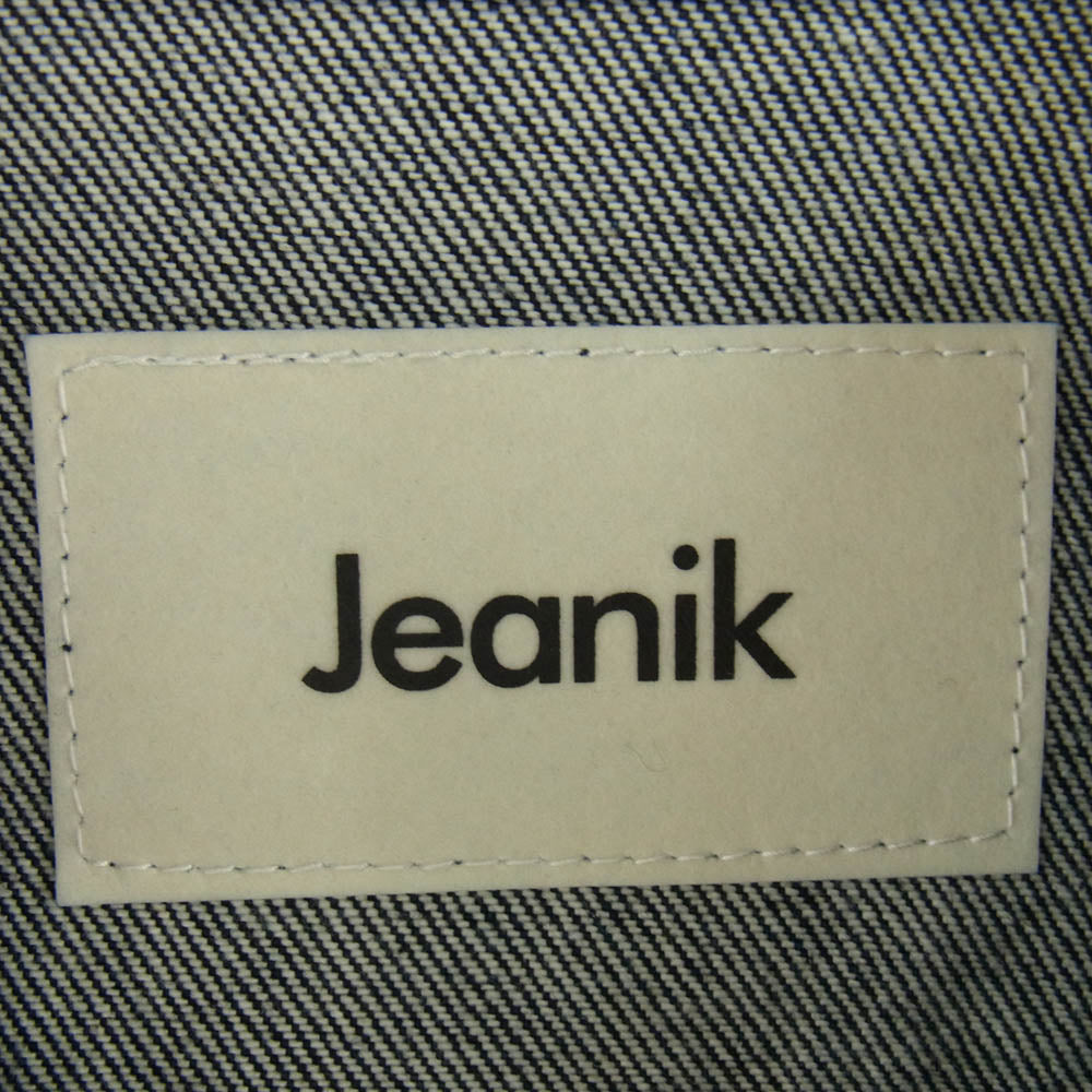 ジーニック JEANIK0102 2ndタイプ ワンウォッシュ デニム ジャケット インディゴブルー系 M【中古】