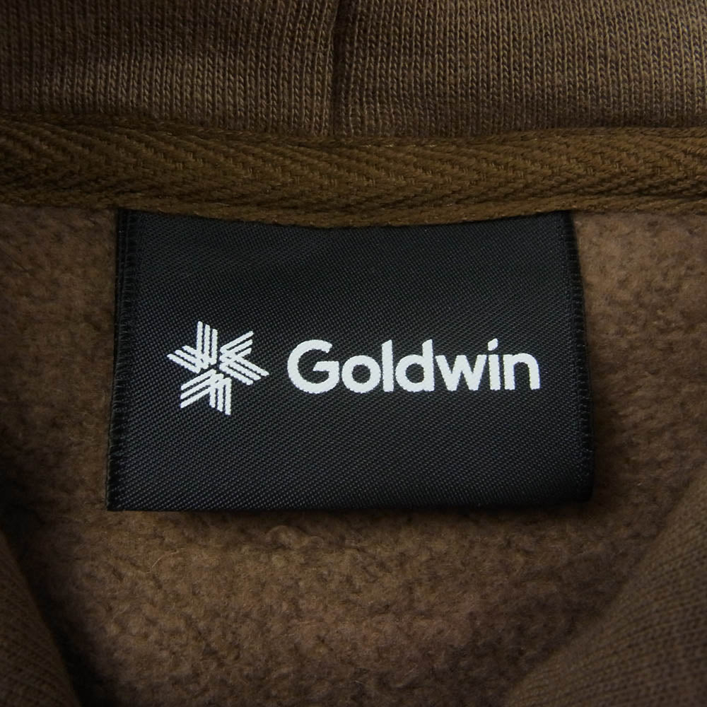 Goldwin ゴールドウィン GL42343P Brushed Loopback Hoodie ブラッシュト ループバック フーディー スウェット パーカー ブラウン系 M【中古】