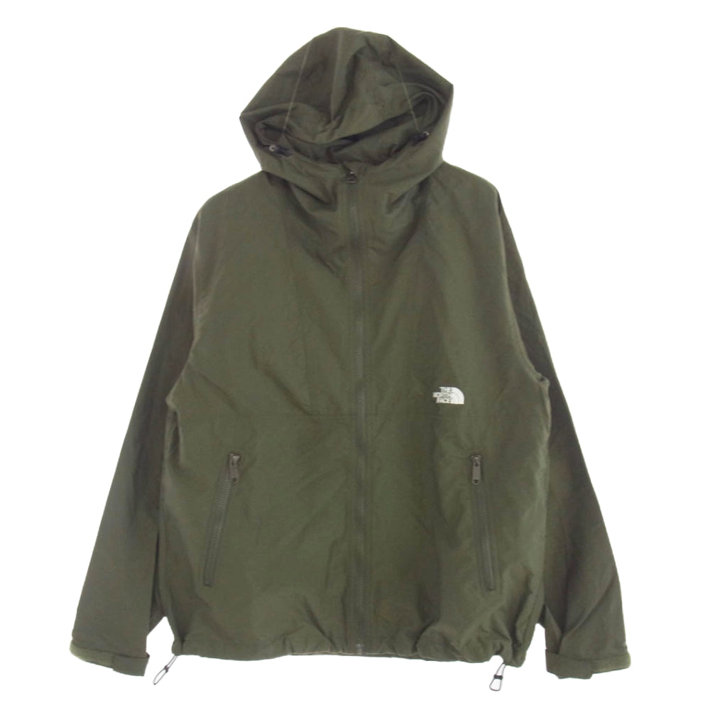 THE NORTH FACE ノースフェイス NP72230 Compact Jacket コンパクトジャケット マウンテンパーカー カーキ系 M【中古】