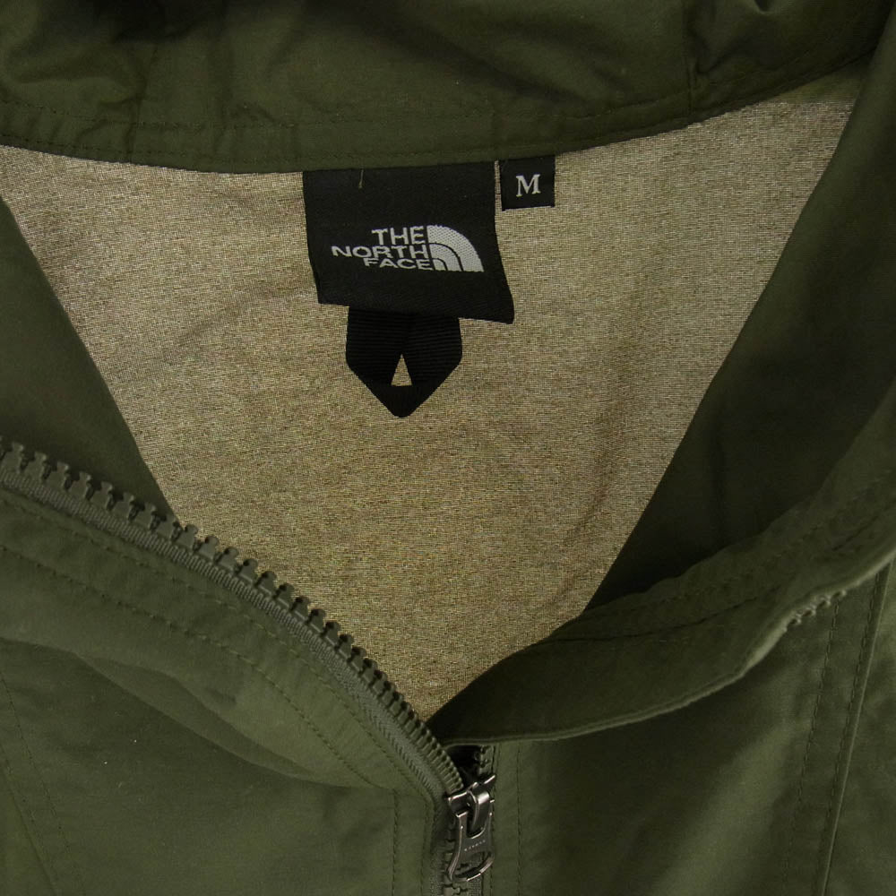 THE NORTH FACE ノースフェイス NP72230 Compact Jacket コンパクトジャケット マウンテンパーカー カーキ系 M【中古】