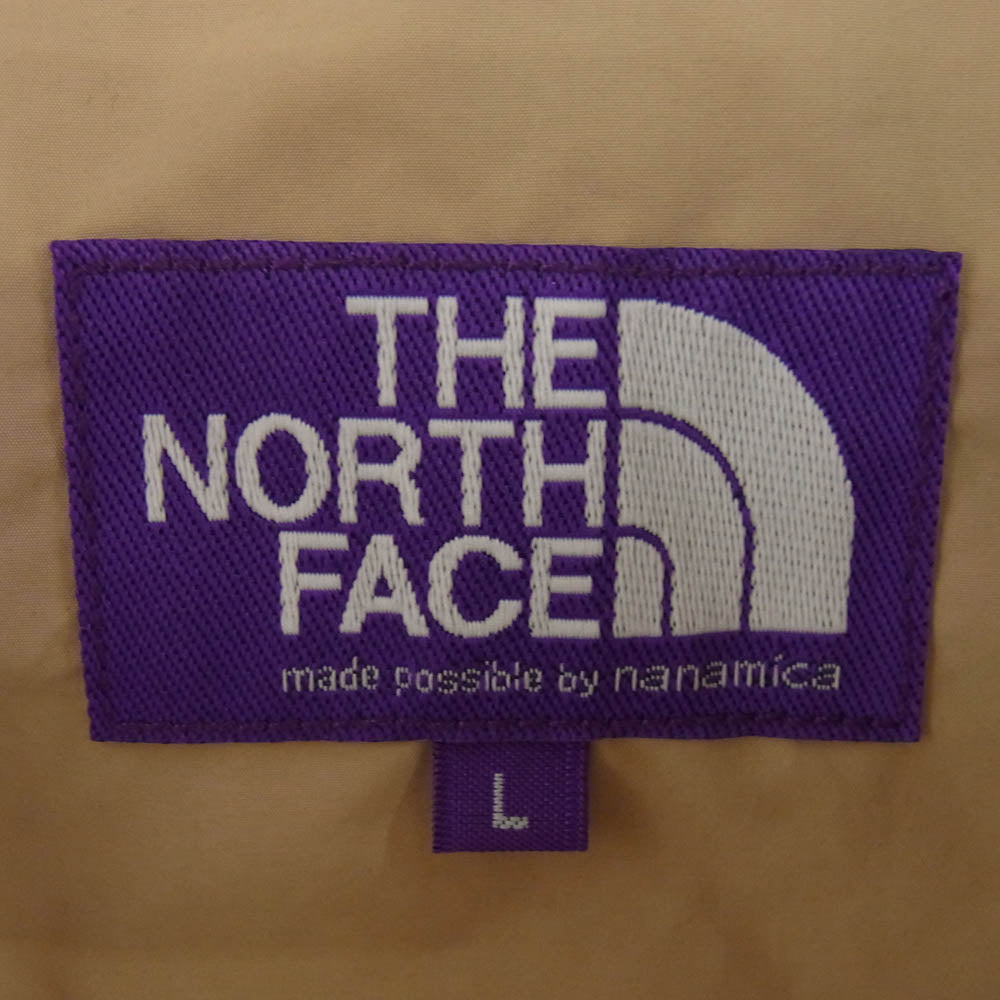 THE NORTH FACE ノースフェイス NP2215N PURPLE LABEL パープルレーベル Mountain Wind Parka マウンテン ウィンド パーカー ベージュ系 L【中古】