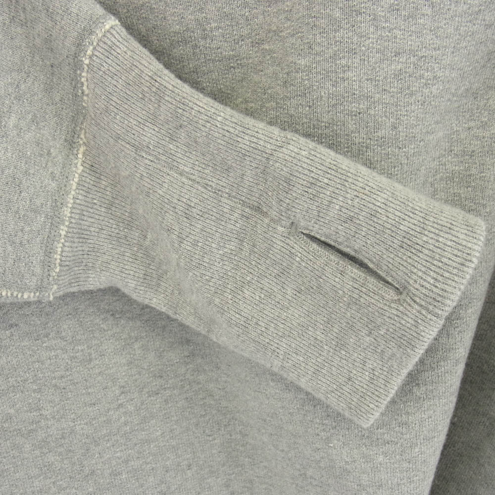アンライクリー U24F-13-0002 Split Raglan Sleeve Crew スプリット ラグラン スリーブ クルーネック スウェット グレー系 M【中古】