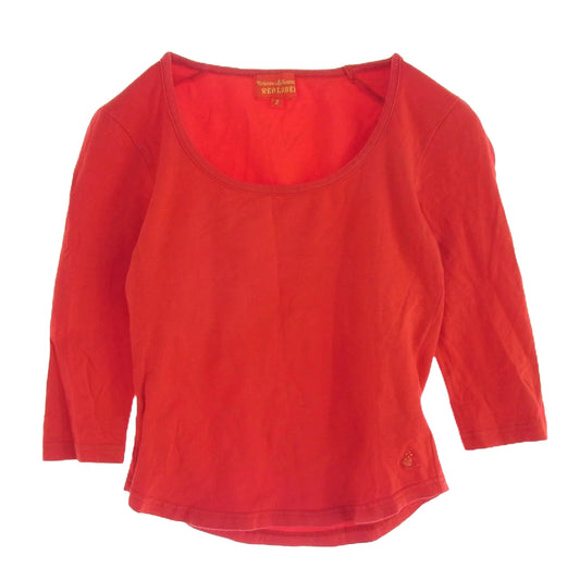 Vivienne Westwood ヴィヴィアンウエストウッド JB357-01-35008JJ RED LABEL レッド レーベル オーブ刺繍  カットソー レッド系 2 レッド系 2【中古】