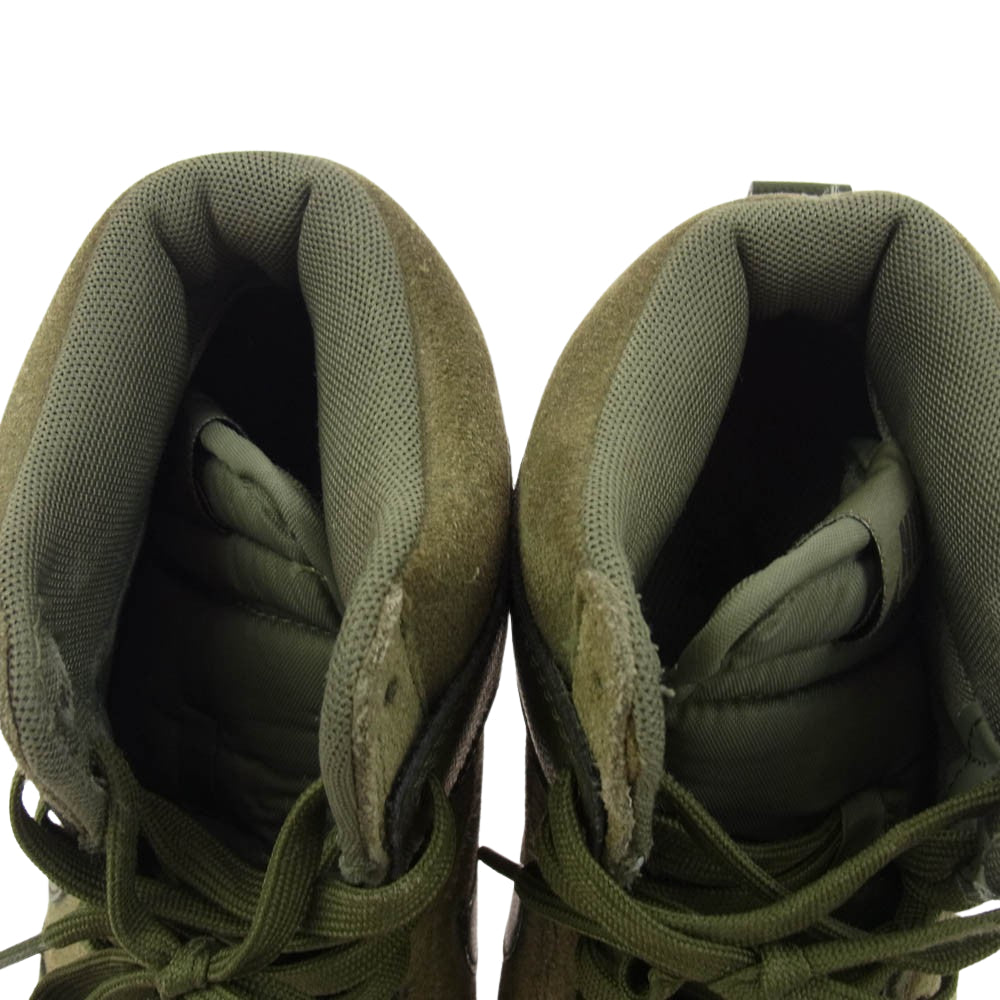 NIKE ナイキ 528899-301 WMNS DUNK SKY HI ダンク スカイ ハイ ハイカット スニーカー カーキ系 23.5cm【中古】