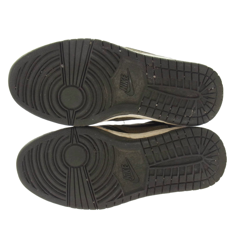 NIKE ナイキ 528899-301 WMNS DUNK SKY HI ダンク スカイ ハイ ハイカット スニーカー カーキ系 23.5cm【中古】