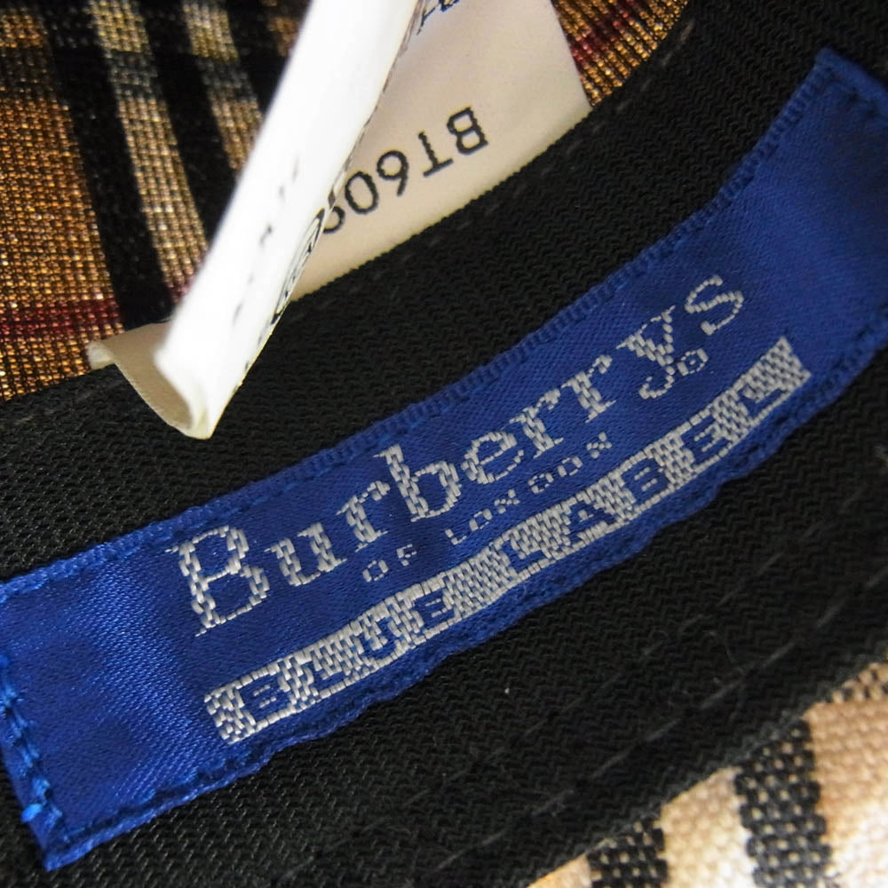 BURBERRY BLUE LABEL バーバリーブルーレーベル ノバチェック バケット ハット ベージュ系【中古】