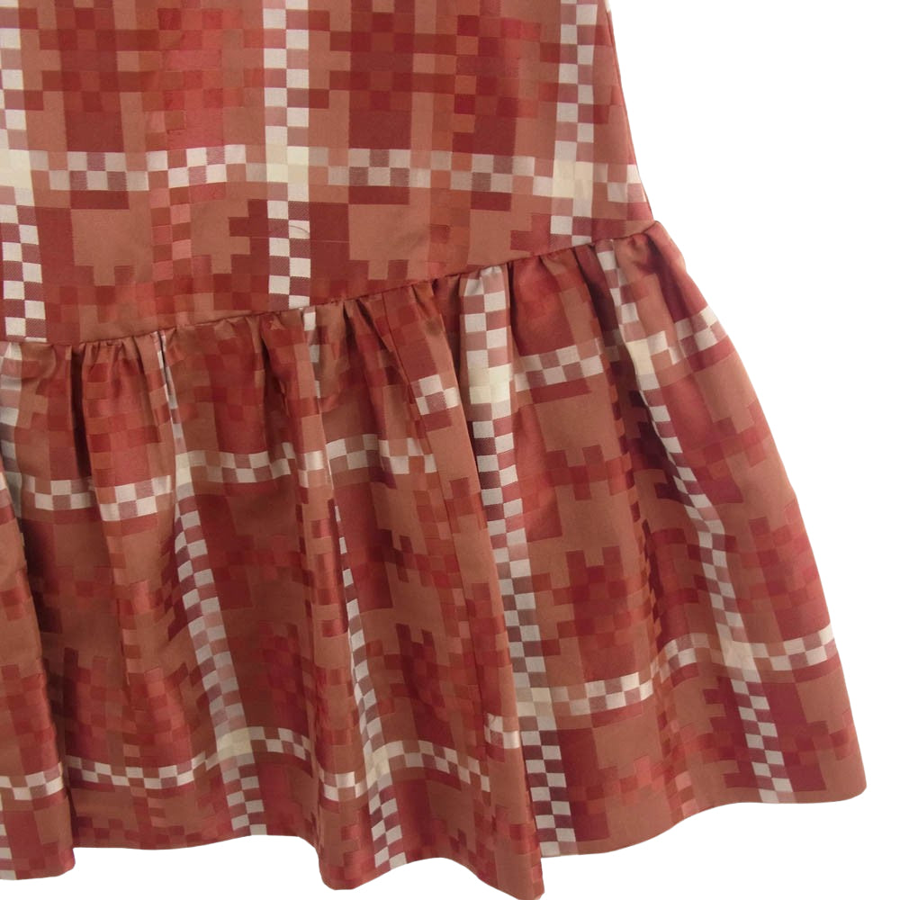 Vivienne Westwood ヴィヴィアンウエストウッド 42001M RED LABEL レッド レーベル ナイロン チェック柄 ワンピース レッド系 レッド系 2【中古】