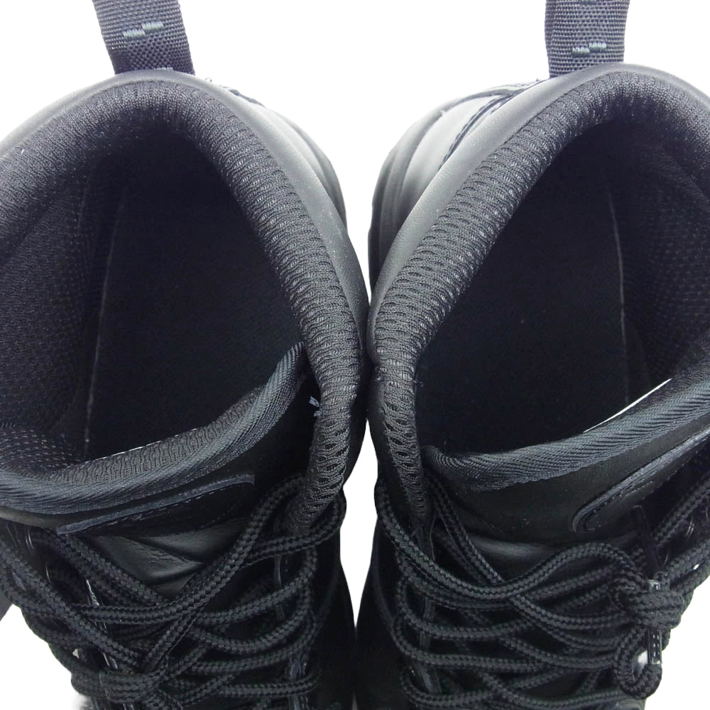 NIKE ナイキ 454350-003 MANOA LEATHER Triple Black マノア レザー ハイカット ブーツ トリプルブラック ブラック系 27.5cm【中古】