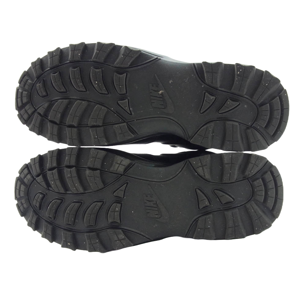 NIKE ナイキ 454350-003 MANOA LEATHER Triple Black マノア レザー ハイカット ブーツ トリプルブラック ブラック系 27.5cm【中古】