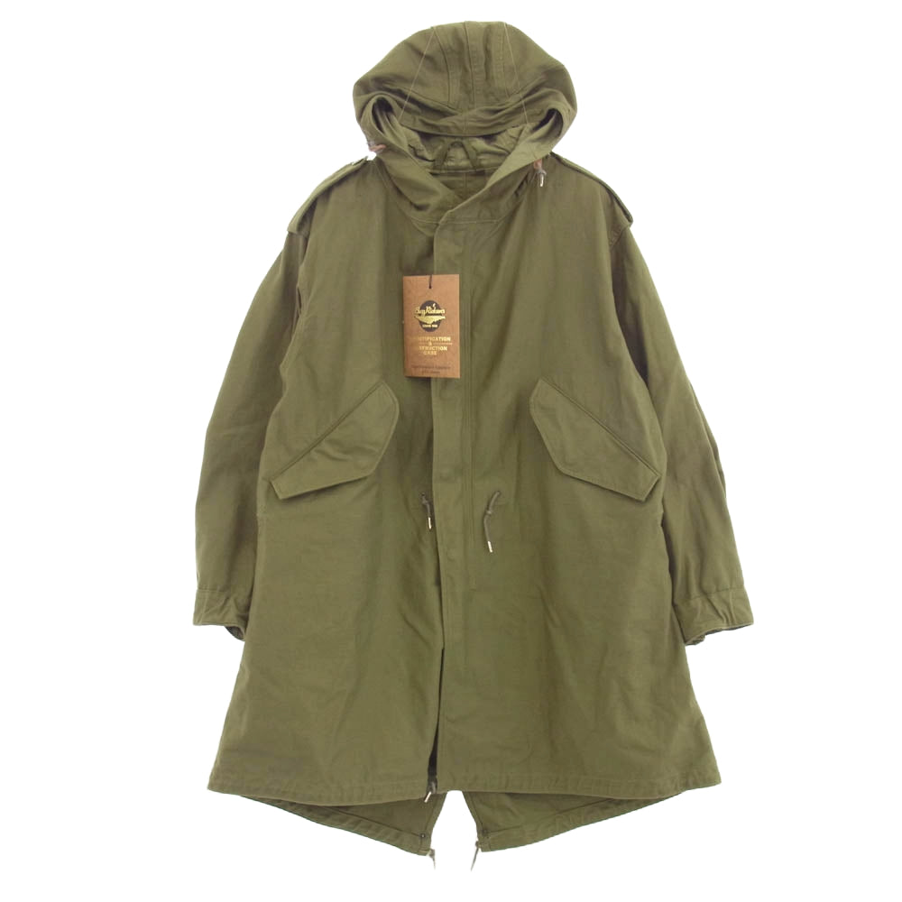 Buzz Rickson's バズリクソンズ BR12266 Type M-51 ミリタリー シェルパーカー モッズコート カーキ系 S【中古】