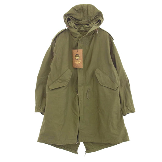 Buzz Rickson's バズリクソンズ BR12266 Type M-51 ミリタリー シェルパーカー モッズコート カーキ系 S【中古】