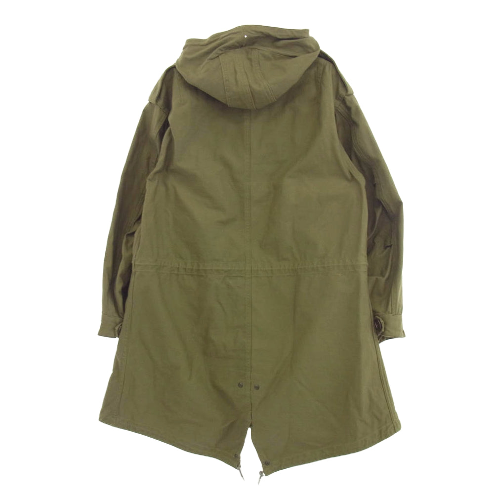 Buzz Rickson's バズリクソンズ BR12266 Type M-51 ミリタリー シェルパーカー モッズコート カーキ系 S【中古】