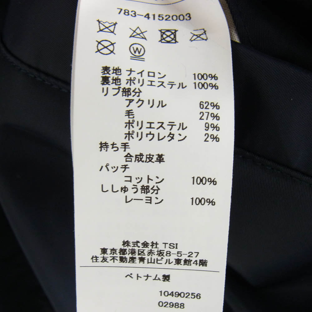 AVIREX アヴィレックス 783-4152003 L-2 BLUE ANGELS F-14 ブルーエンジェル ジャケット ネイビー系 M【中古】