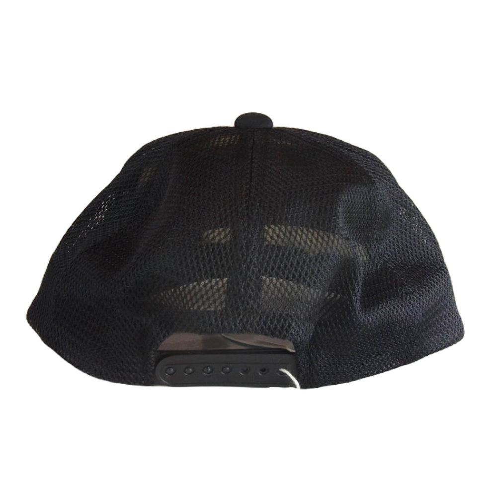 HYSTERIC GLAMOUR ヒステリックグラマー 24AW 02243QH09 THE ROLLING STONES HYS&STEEL WHEELS  ローリングストーンズ メッシュ キャップ 帽子 ブラック系 F【新古品】【未使用】【中古】