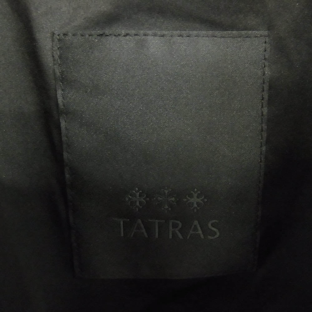 TATRAS タトラス MTAT24A4858-L BOMOS ボモス フェイクファー フード ブルゾン ジャケット ブラック系 3【新古品】【未使用】【中古】
