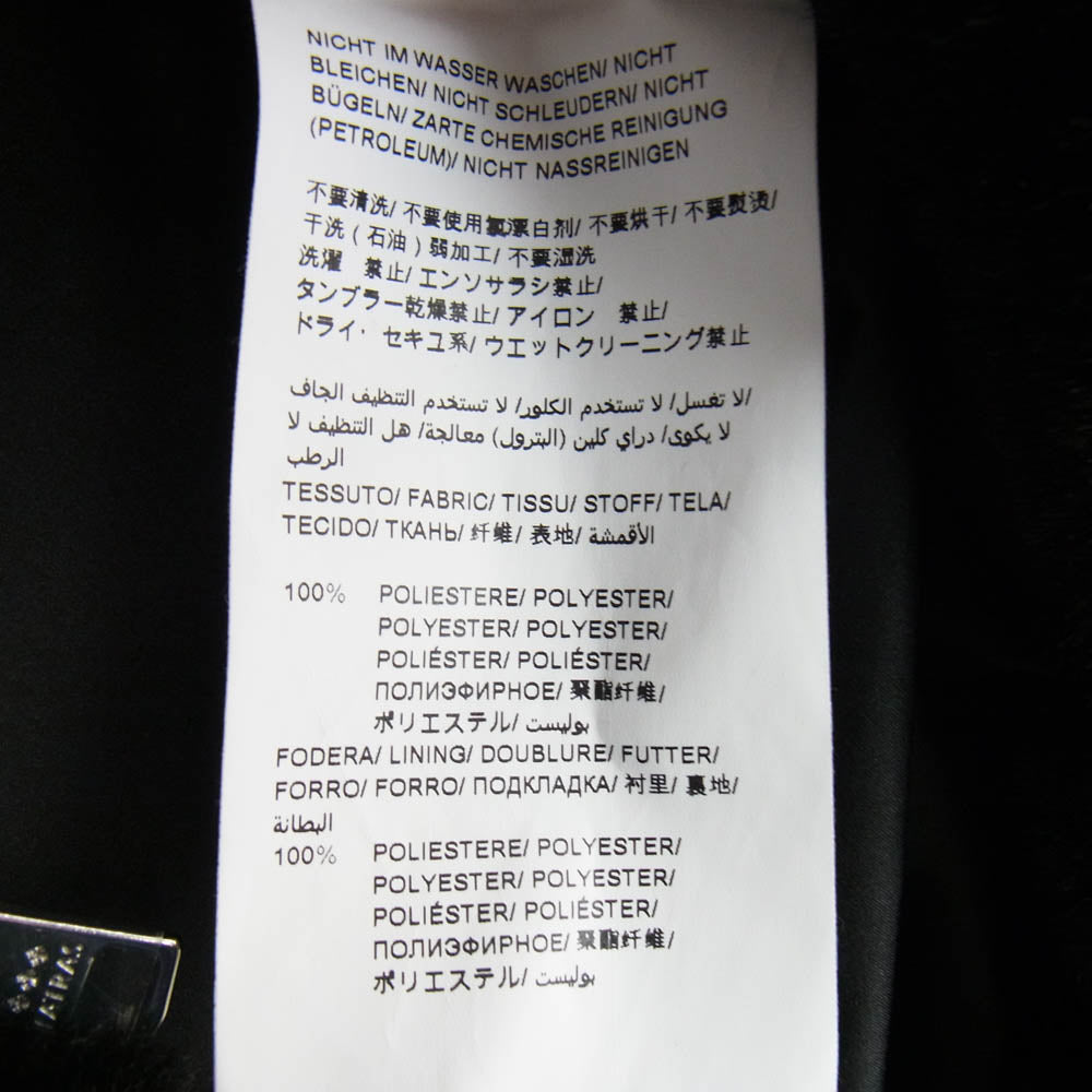 TATRAS タトラス MTAT24A4858-L BOMOS ボモス フェイクファー フード ブルゾン ジャケット ブラック系 3【新古品】【未使用】【中古】