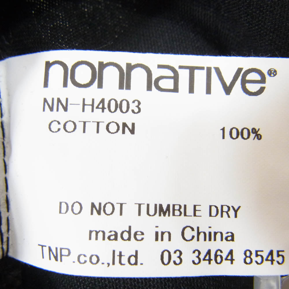 nonnative ノンネイティブ NN-H4003 DWELLER 6P CAP NORTH 刺繡 キャップ ブラック系【中古】