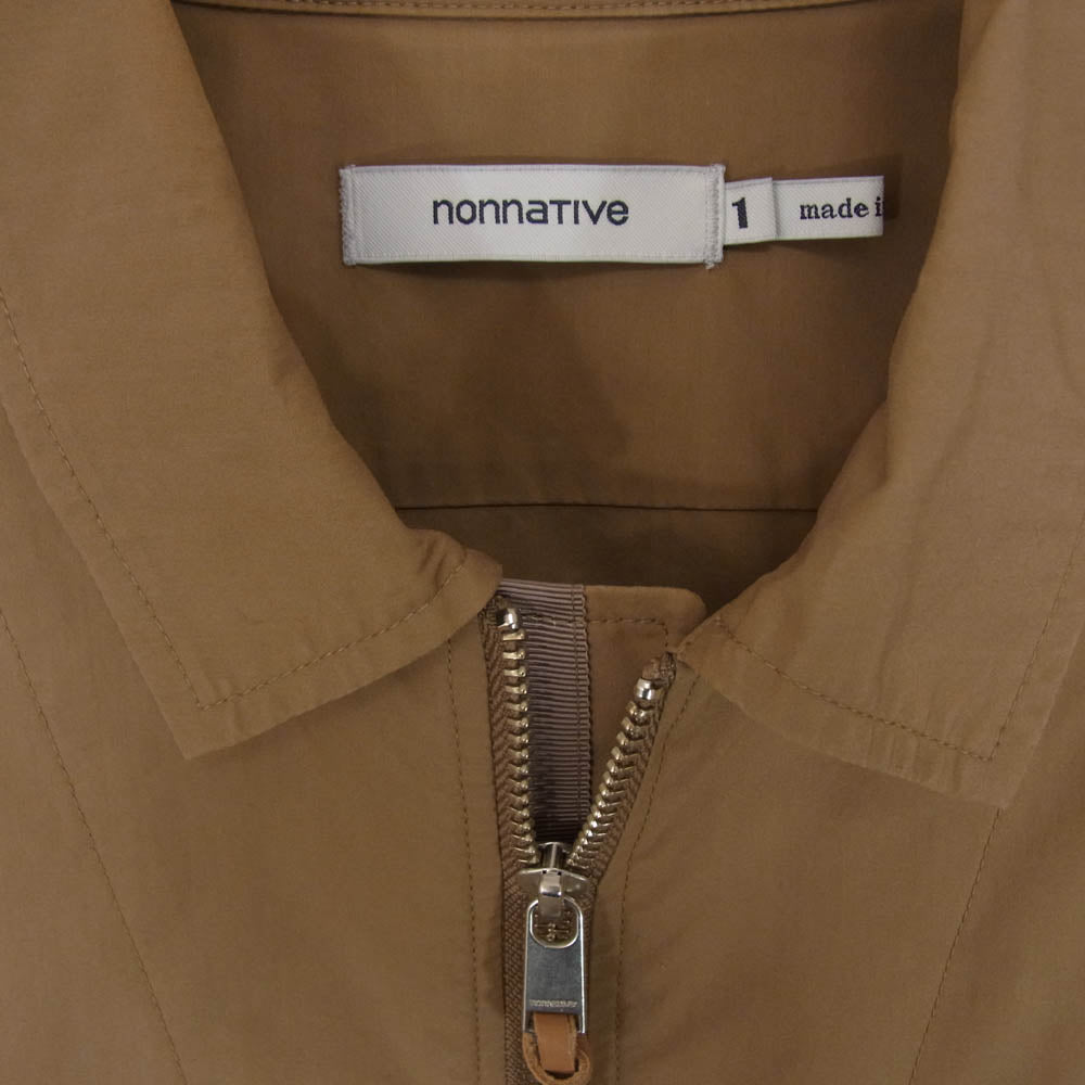 nonnative ノンネイティブ 19SS NN-J3520 RIDER SHIRT JACKET ジップアップ シャツ ジャケット ブラウン系 1【中古】